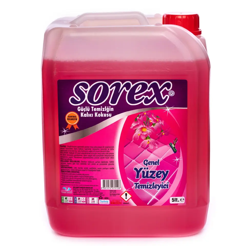 Sorex Parfümlü Genel Yüzey Temizleyici 5 Litre 4 Adet