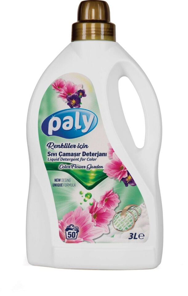 Paly Sıvı Çamaşır Deterjanı Siyahlar İçin - Renkli Ve Beyazlar İçin 3000 Ml 4 Adet