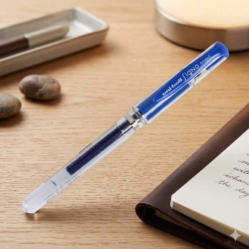Uni Ball Um-153 Mavi İmza Kalemi