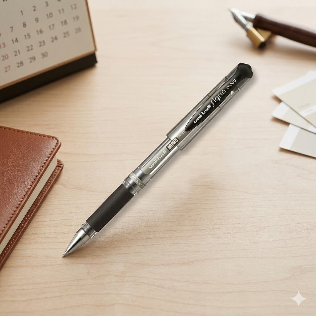 Uni Ball Um-153 Siyah İmza Kalemi