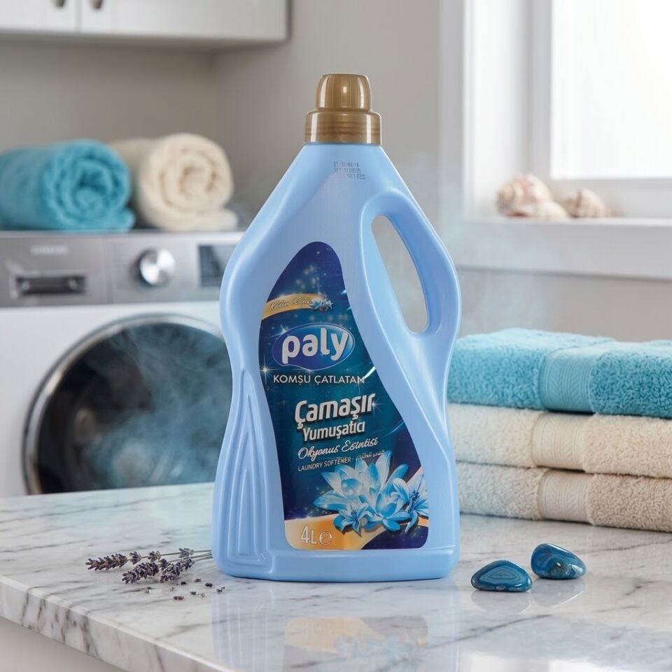 Paly Çamaşır Yumusatıcısı Pembe / Mavi / Siyah 4000 Ml 4 Adet