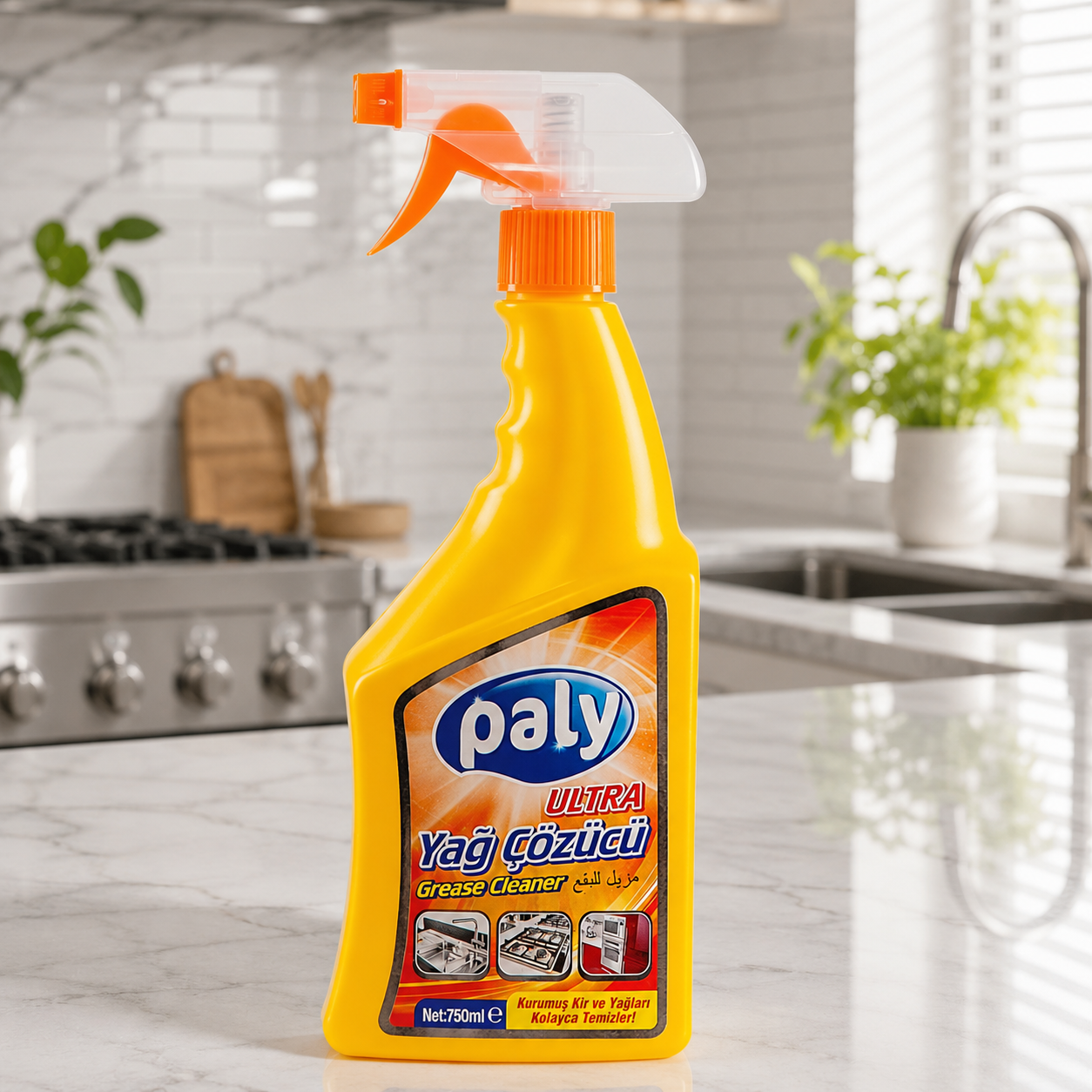 Paly Yağ Çözücü Sprey 750 Ml 12 Adet