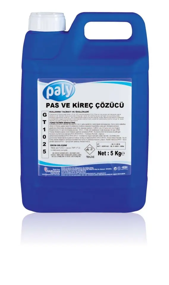 Paly Pas Ve Kireç Çözücü 5 Kg 4 Adet