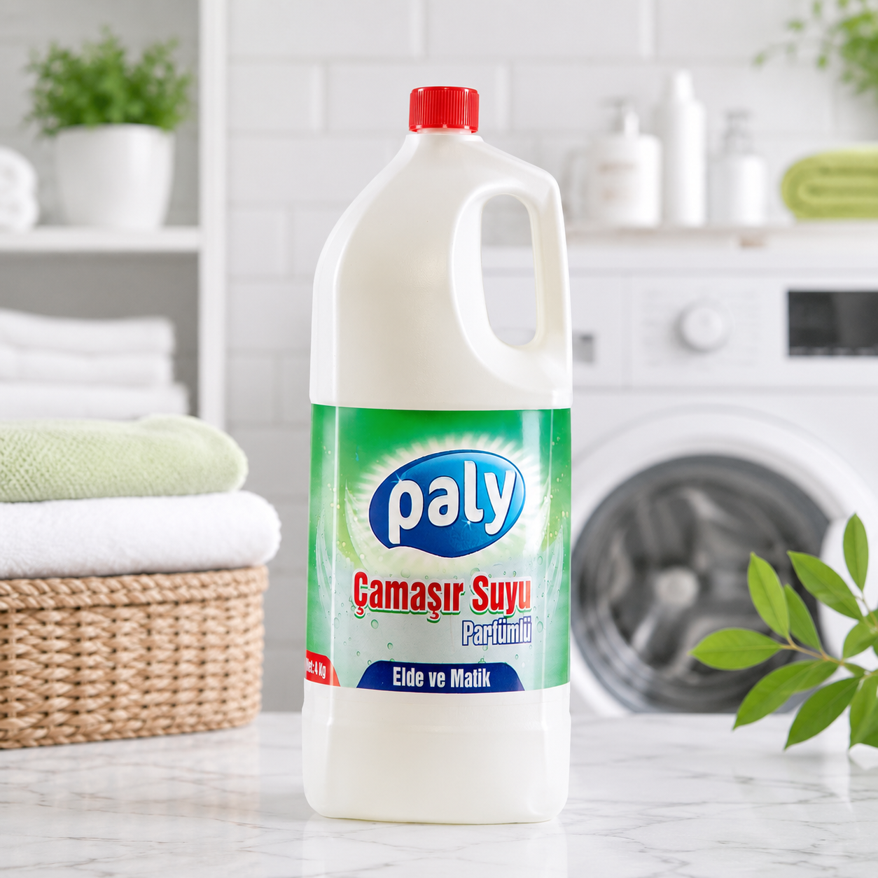 Paly Parfümlü Çamaşır Suyu Matik 4000 Ml 4 Adet