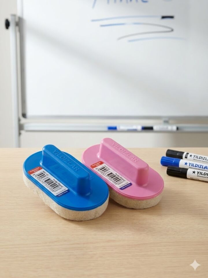 Yıldızlar Tahta Silgisi Plastik Saplı Kod102