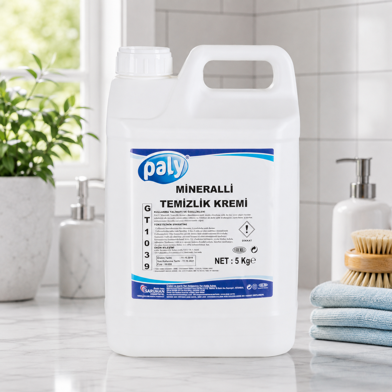 Paly Mineralli Temizlik Kremi 5 Kg 4 Adet