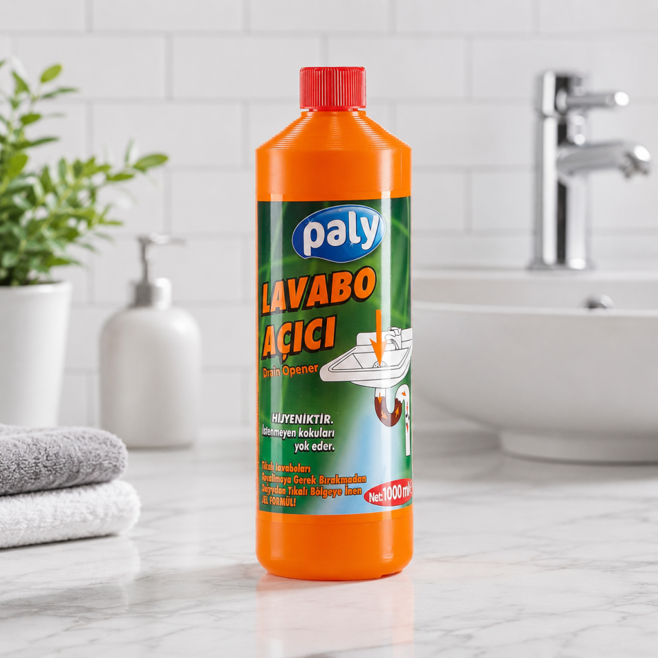 Paly Lavabo Açıcı 1000 Ml 12 Adet