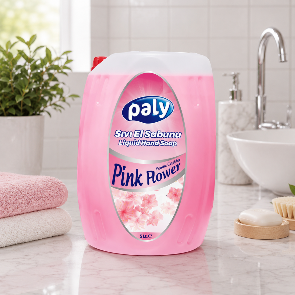 Paly Extra Sıvı El Sabunu Pembe/Mavi/ 5 Kg 4 Adet
