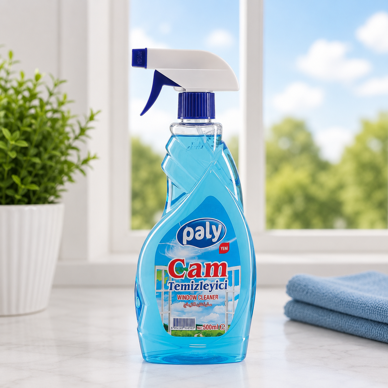 Paly Cam Temizleme Sıvısı 500 ml 12 Adet