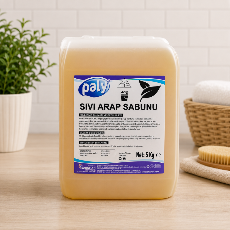 Paly Sıvı Arap Sabunu 5 Kg 4 Adet
