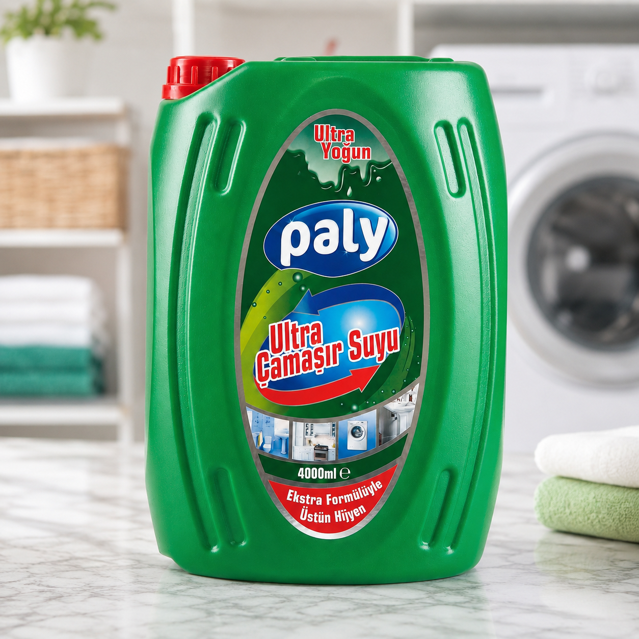 Paly Ultra Çamaşır Suyu 4 Kg 4 Adet