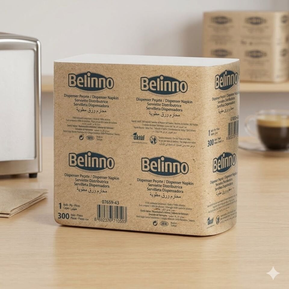 Belinno Dıspenser Peçete 17X21Cm 300Lüx12