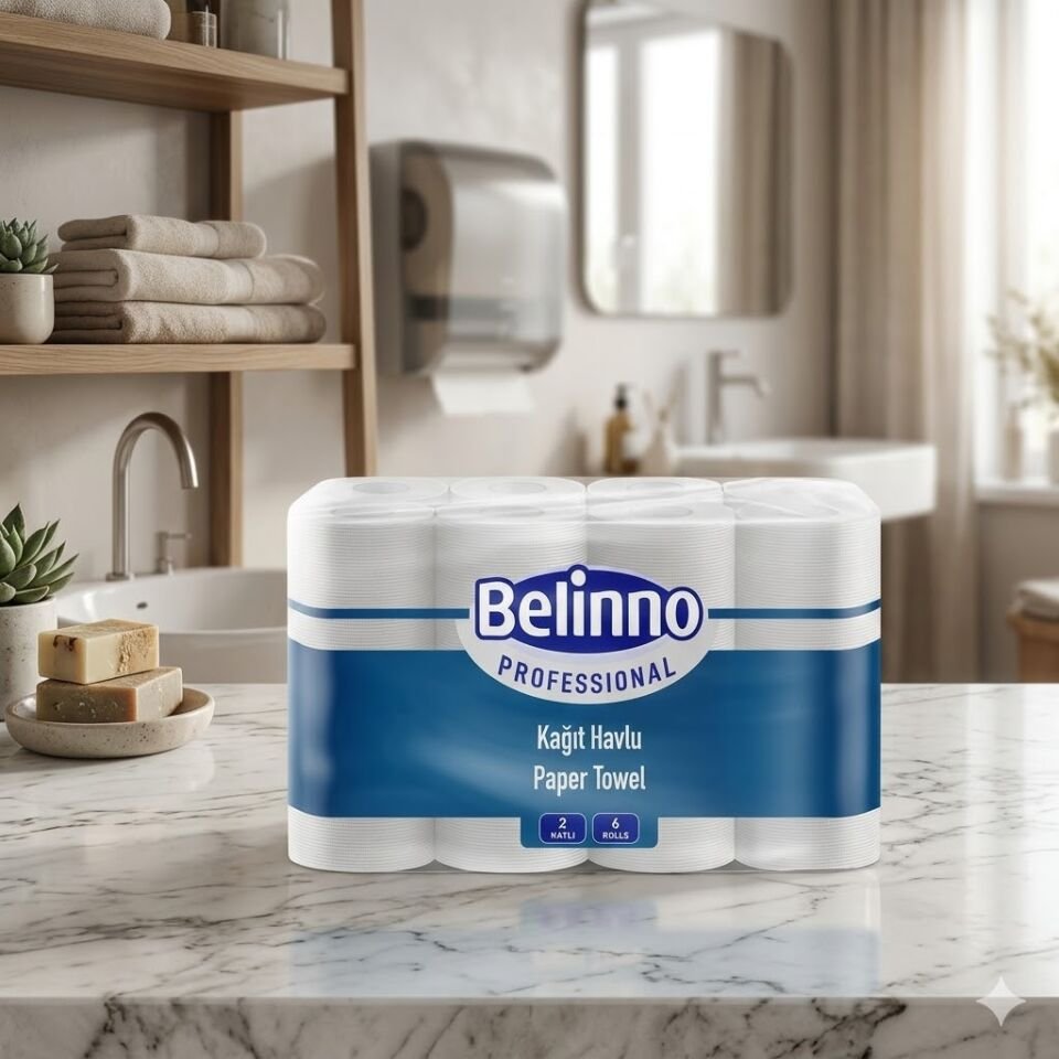 Belinno Prof Kağıt Havlu 2 Kat 24 Rulo