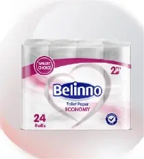 Belinno Mini Eko Tuvalet Kağıdı 72 Rulo 2 Kat 130 Yaprak