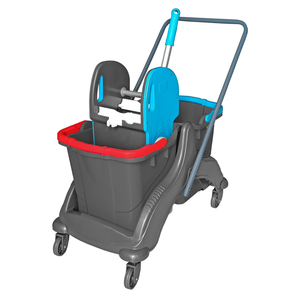 Tetra Plastik Set , Mimoza Presli (Mpp793) , Tetra Kovalı (Skt797) Sepetsiz , Plastik Tekerli Kolisiz 2X25 Lt