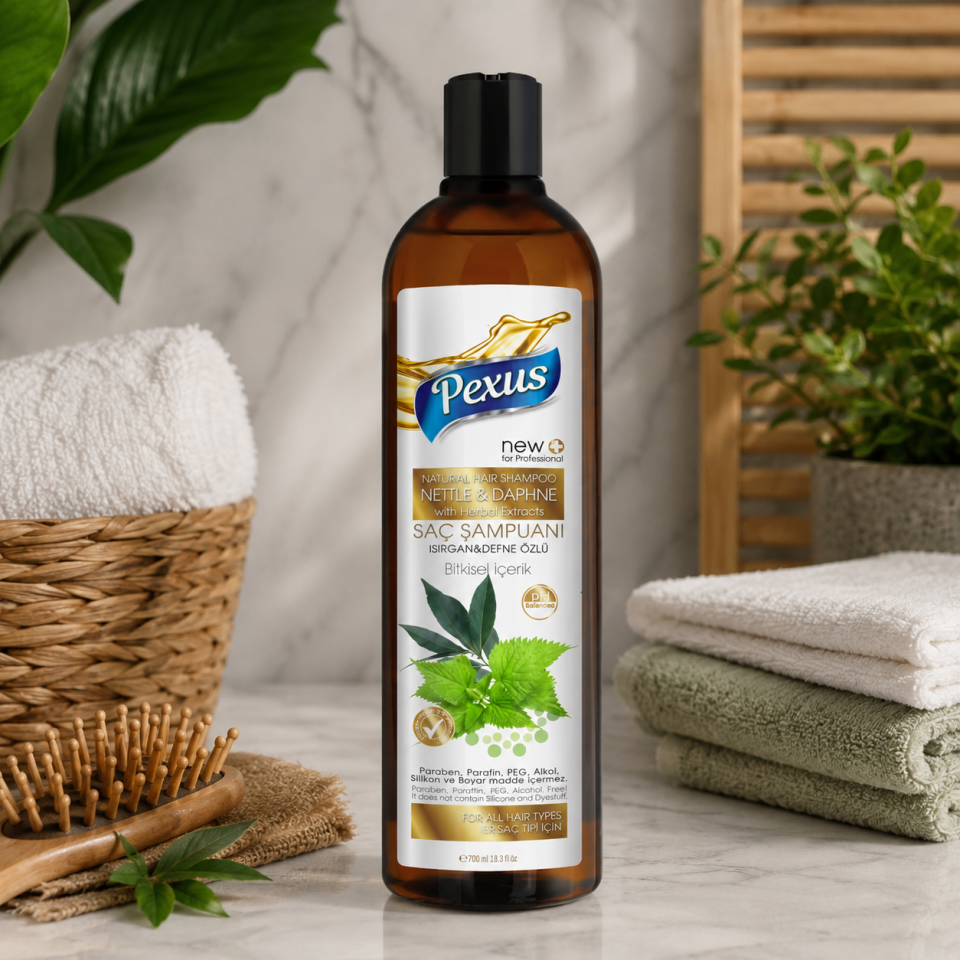 Pexus Şampuan Isırgan ve Defne 400 Ml 24 Adet