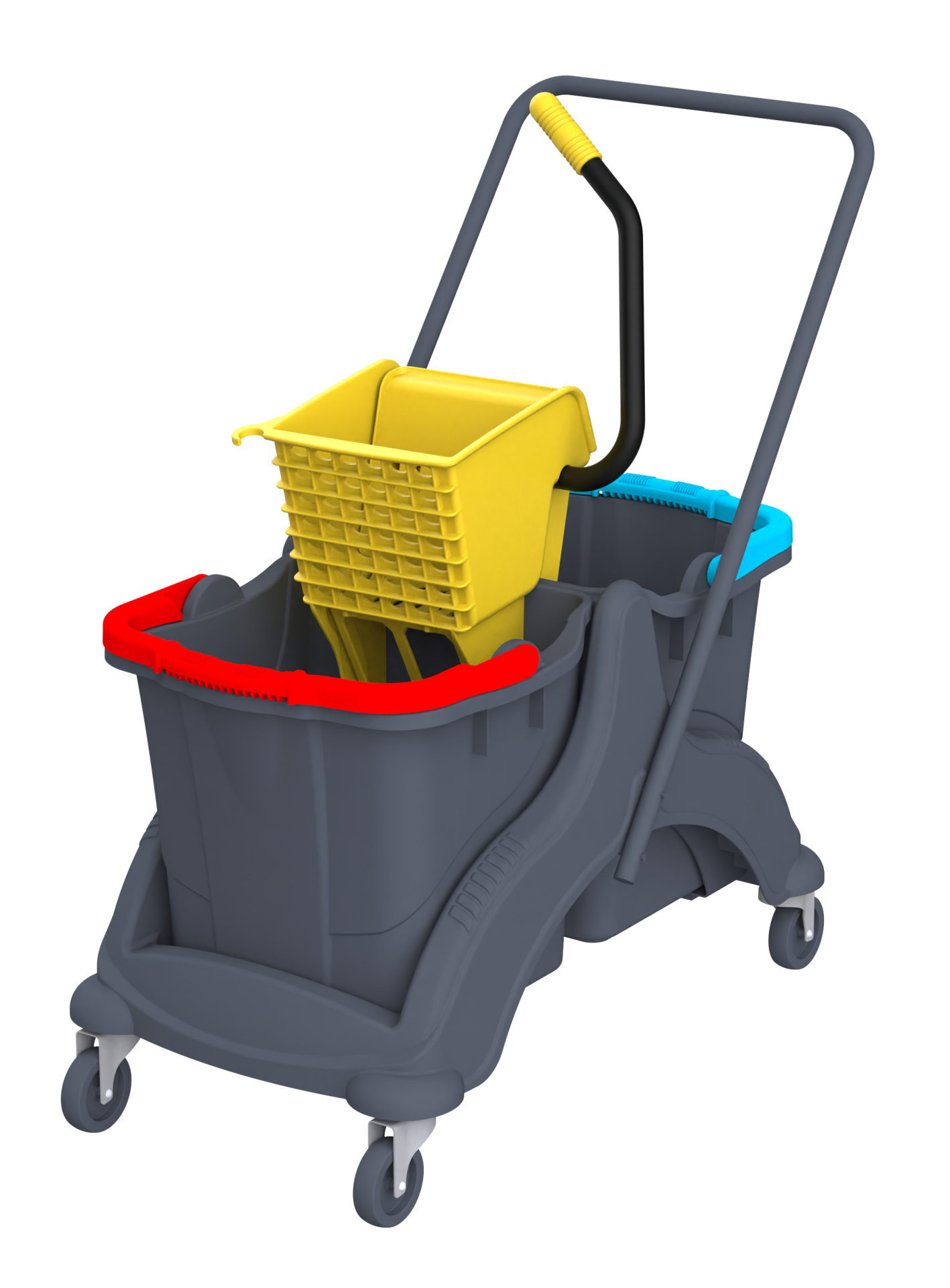 TETRA PLASTİK SET , ENJOY PLASTİK PRESLİ (UTP792)  TETRA KOVALI (SKT797) SEPETSİZ , PLASTİK TEKERLİ KOLİSİZ 2x25 lt