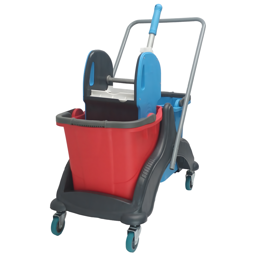 MİMOZA PLASTİK SET , MİMOZA PLASTİK PRESLİ (MPP793)  MİMOZA KOVALI (SK800), SEPETSİZ, METAL TEKERLEKLİ 2x25 lt