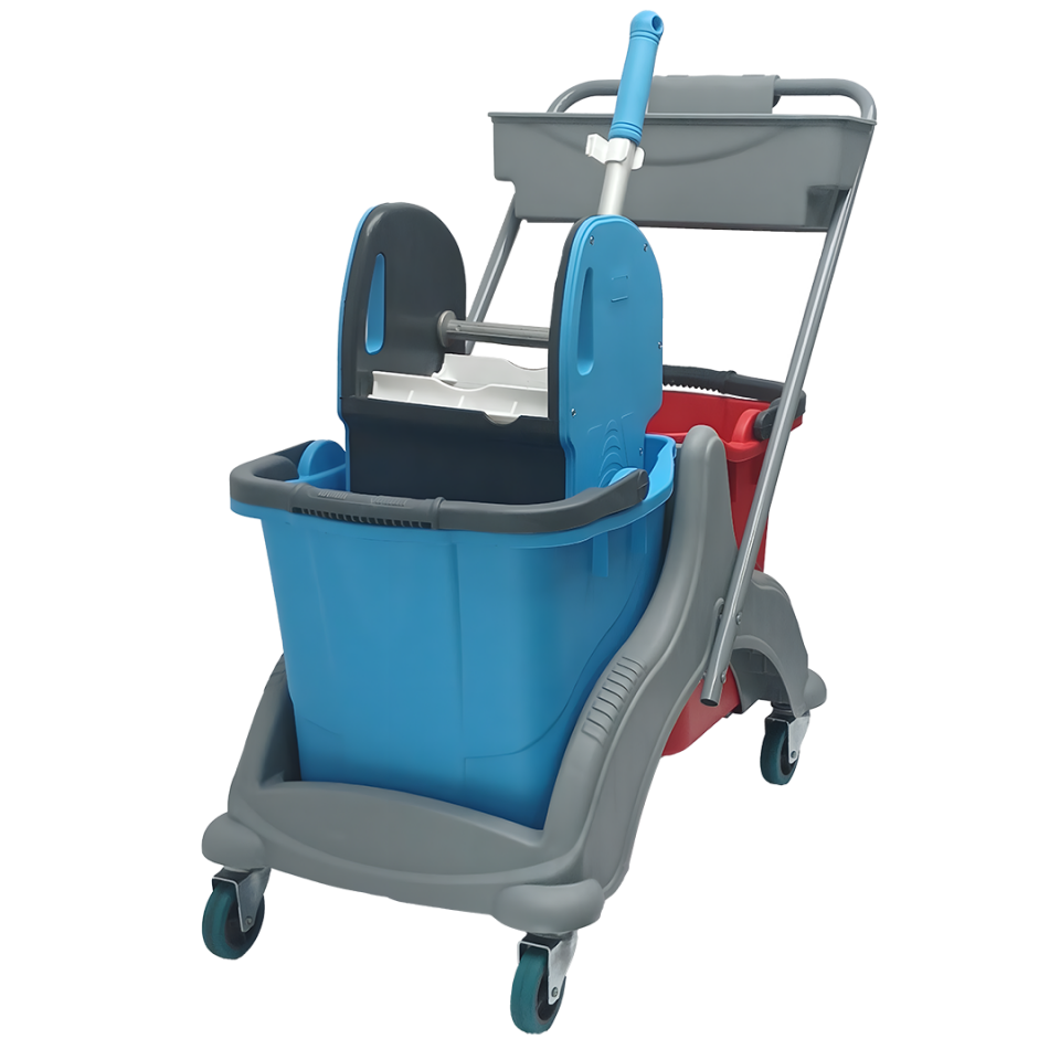 MİMOZA PLASTİK SET, MİMOZA PLASTİK PRESLİ, (MPP793)  MİMOZA KOVALI (SK800), SET ÜST SEPETİ (SS780), BİLYALI METAL TEKERLEKLİ 2x25 lt