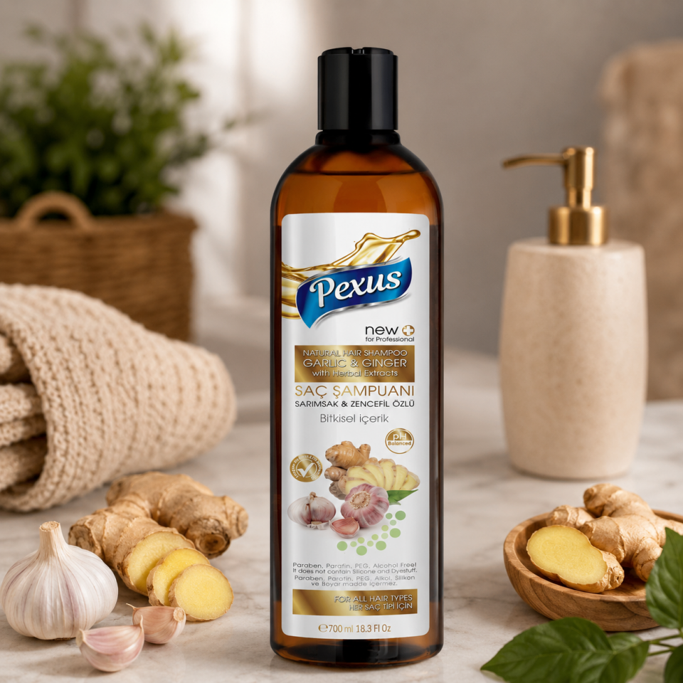 Pexus Şampuan Sarımsak ve Zencefil 400 Ml 24 Adet