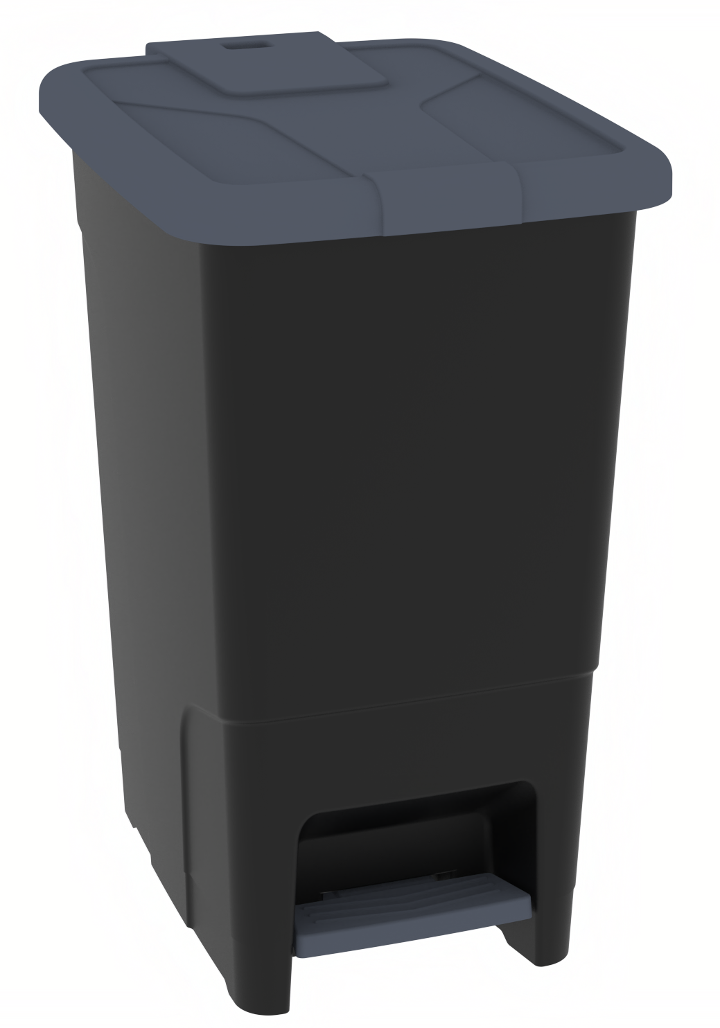 Slım Çöp Kovası 30 Lt. - Siyah