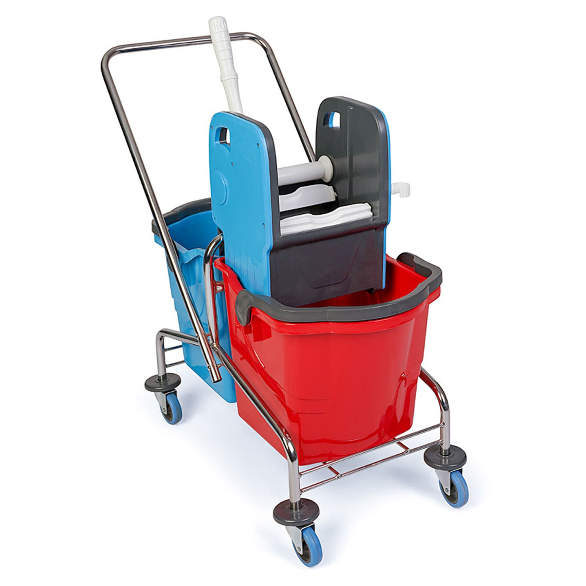 KROM TAŞIYICI, HERKÜL PLASTİK PRES (HPP794), HERKÜL KOVALI (HSK810), SEPETSİZ, BİLYALI METAL TEKERLEKLİ 2x25 lt