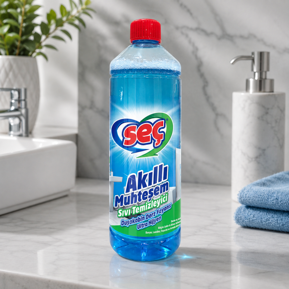 Seç Akıllı Muhteşem Sıvı Şeffaf 1000 Gr 12 Adet