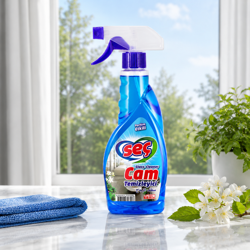 Seç Cam Temizleyici Sprey Blue 500Gr 12 Adet