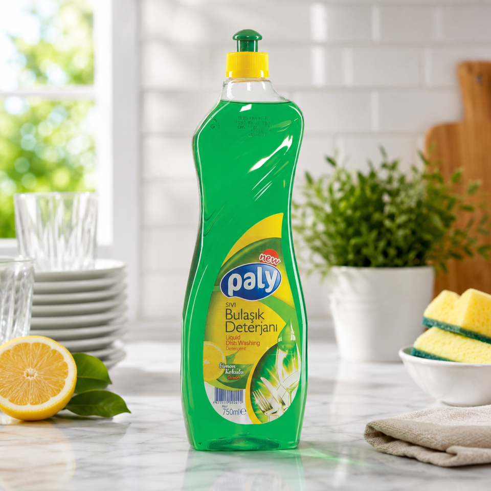 Paly Active Bulaşık Deterjanı Yeşil-Sarı (750 Ml)