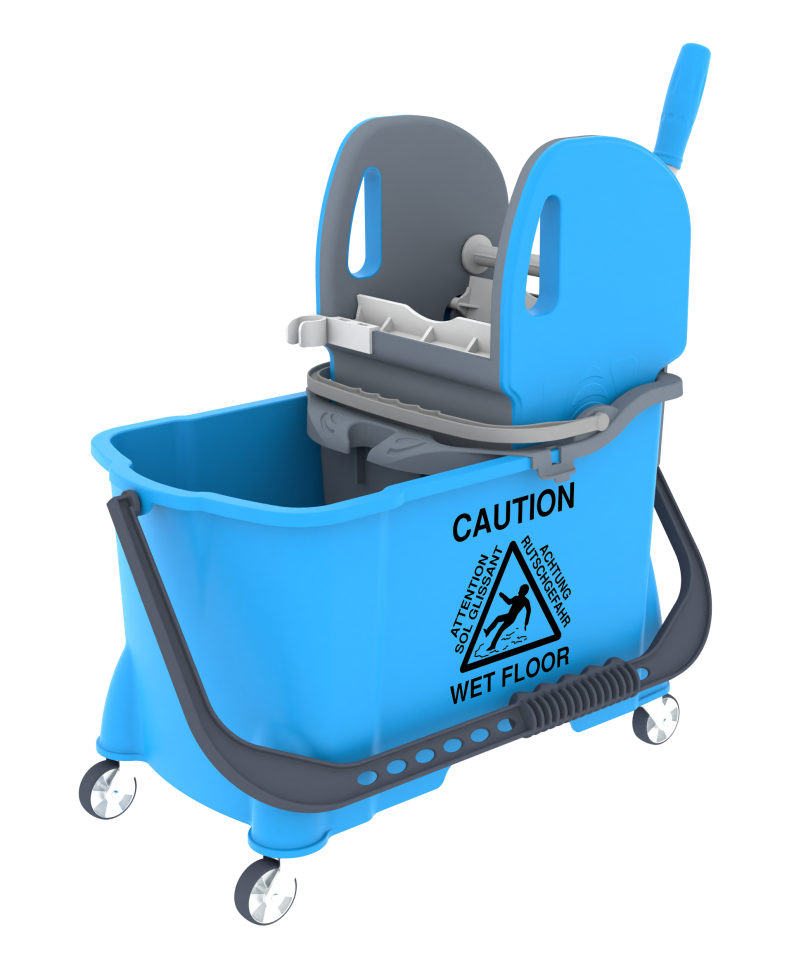 Hünerli Plastik Set , Mimoza Plastik Pres , Bilyalı Metal Tekerlekli (Ø50Mm) (24+8) Lt