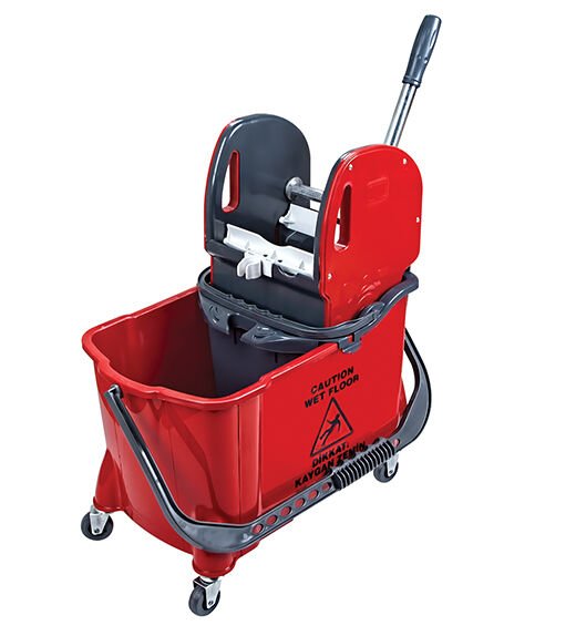 Hünerli Plastik Set Mimoza Plastik Pres Bilyalı Metal Tekerlekli (Ø50Mm) (24+8) Lt