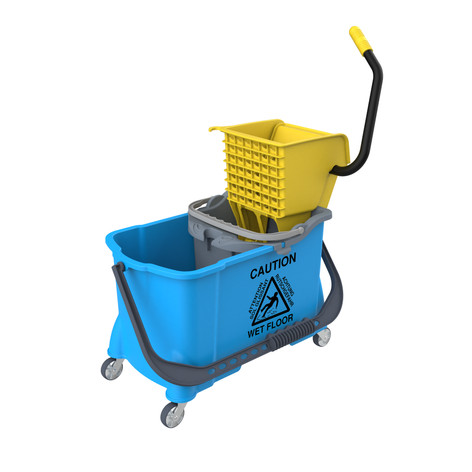 HÜNERLİ PLASTİK SET, ENJOY PLASTİK PRESLİ (UTP792), BİLYALI METAL TEKERLEKLİ (Ø50mm) (24+8) lt