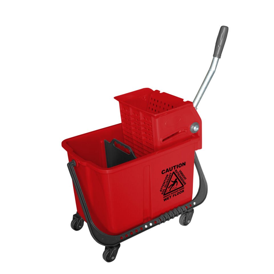 Beta Plastik Set , Karizma Plastik Pres , Plastik Tekerlekli (Ø50Mm) 20 Lt