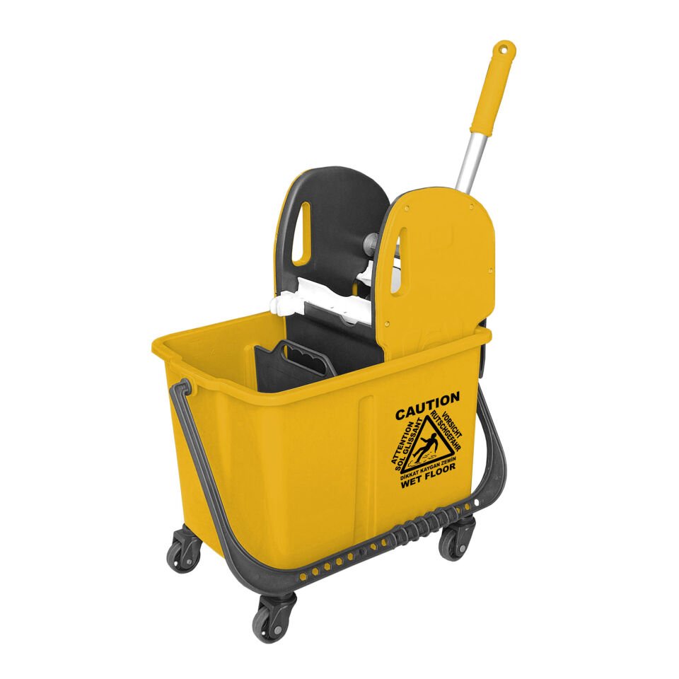 BETA PLASTİK SET , MİMOZA PLASTİK PRES , PLASTİK TEKERLEKLİ (Ø50mm) 20 lt