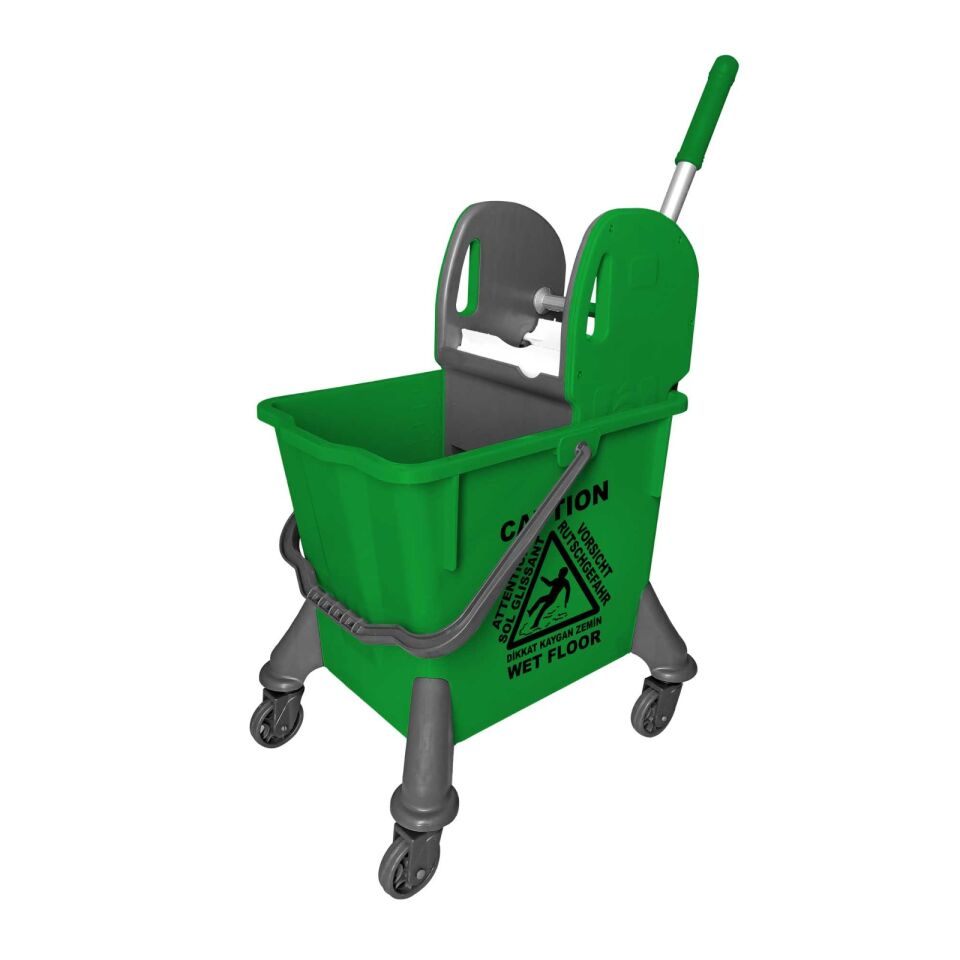 Spıder Plastık Set , Mimoza Plastik Pres, Plastik Tekerli (Ø75Mm) 32 Lt