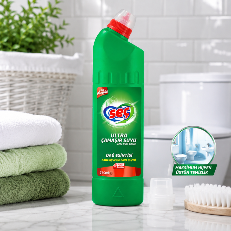 Seç Ultra Çamaşır Suyu 750 ml 18 Adet