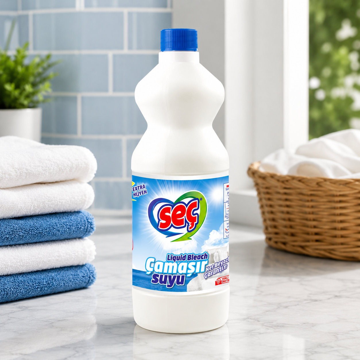 Seç Çamaşır Suyu parfümsüz 4 Kg 4 Adet