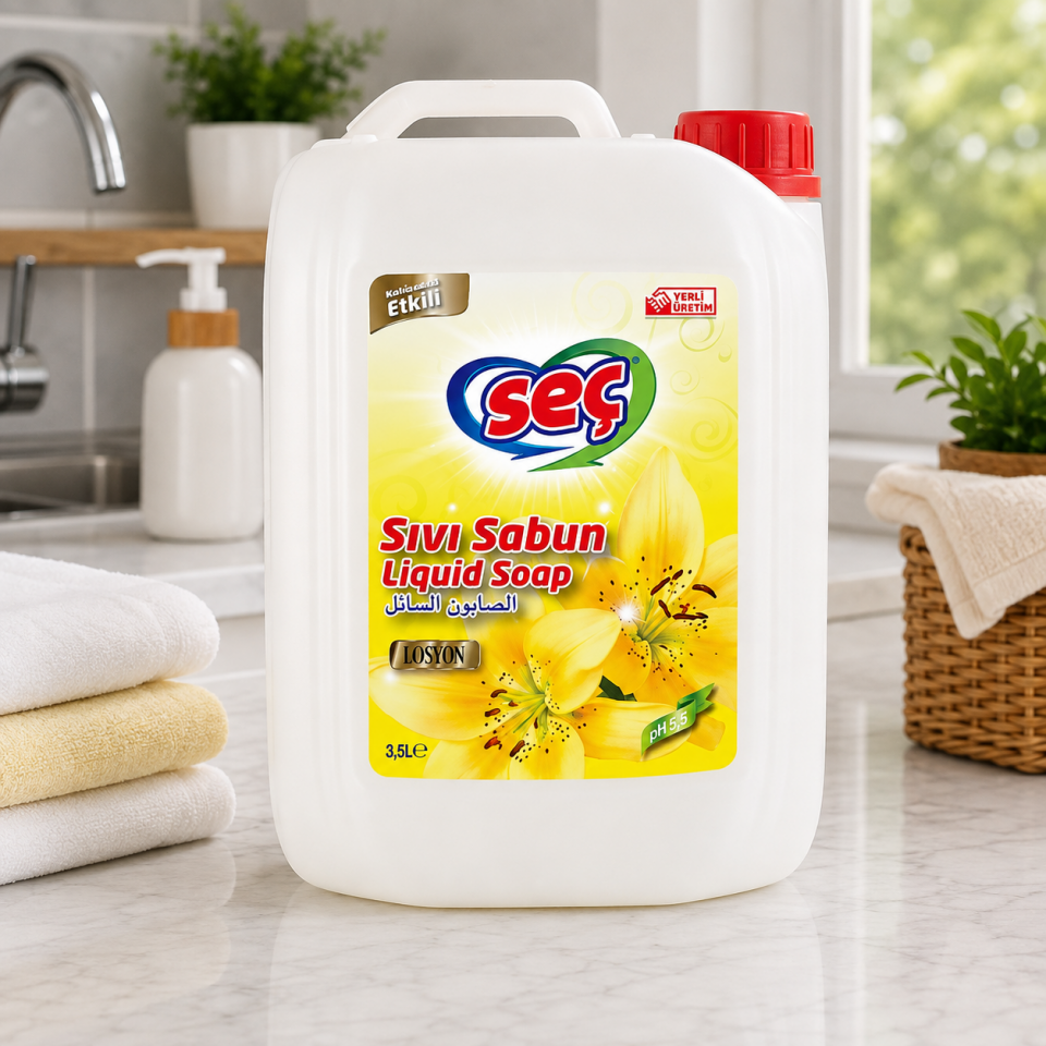 Seç Sıvı El Sabunu Losyon (Pet) 3.5Kg 6 Adet