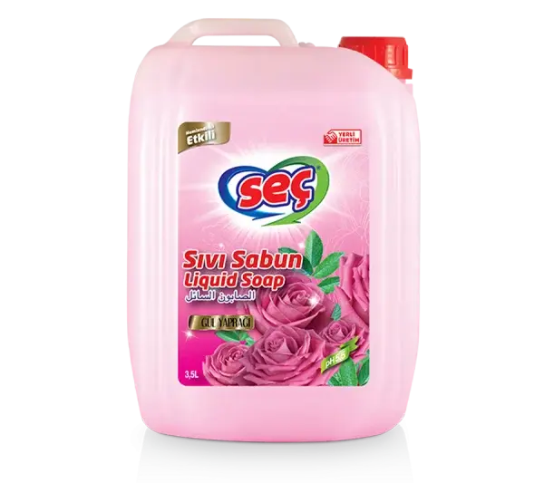 Seç Sıvı El Sabunu Gül Yaprağı (Pet) 3.5Kg 6 Adet