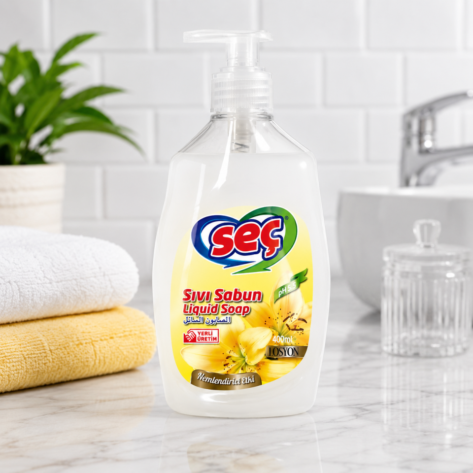 Seç Sıvı El Sabunu Losyon 400 ml 12 Adet