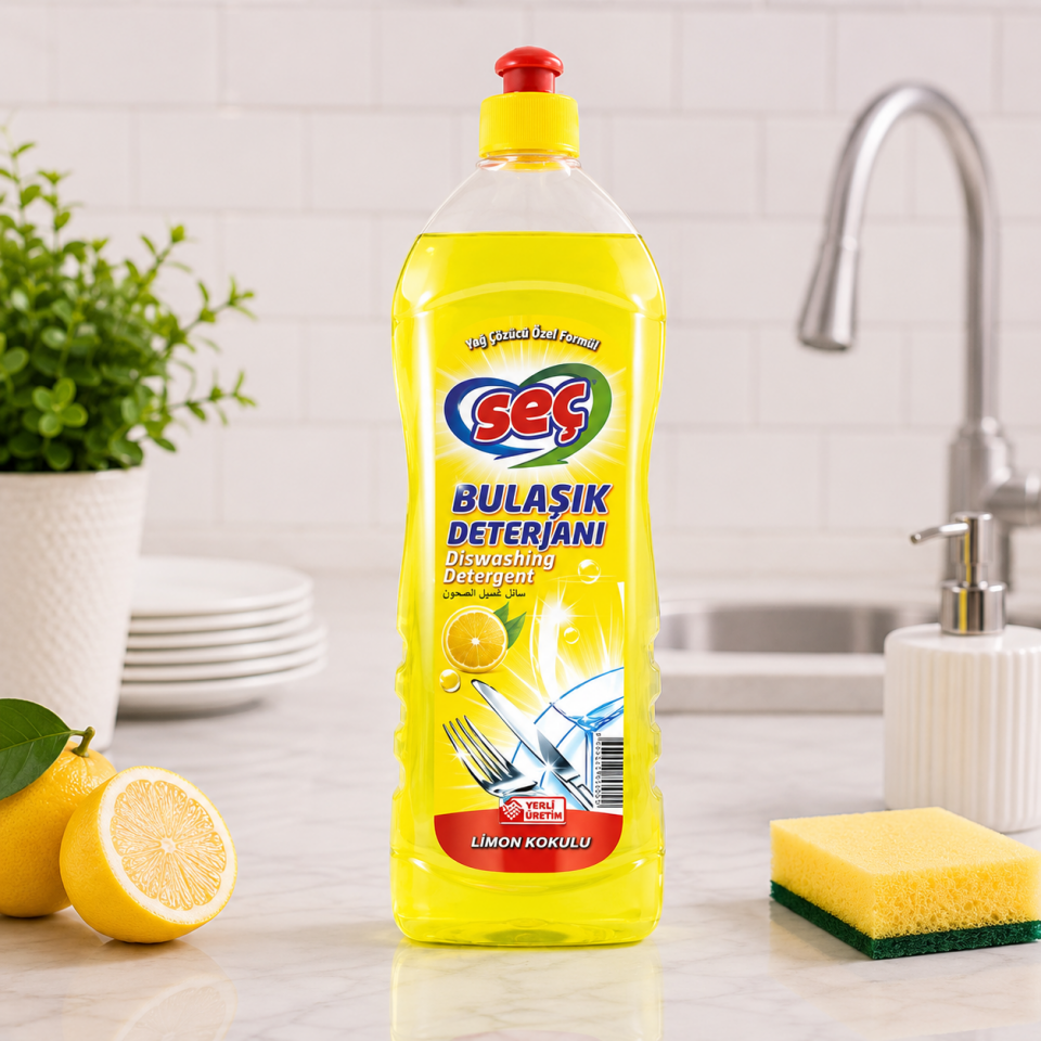 Seç Bulaşık Deterjanı Limonlu 750Gr 20 Adet