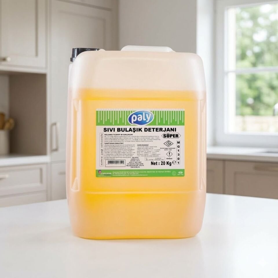 Paly Extra Sıvı Bulaşık Deterjanı Yeşil/Sarı/Fosforlu Mg1064 (20 Kg)