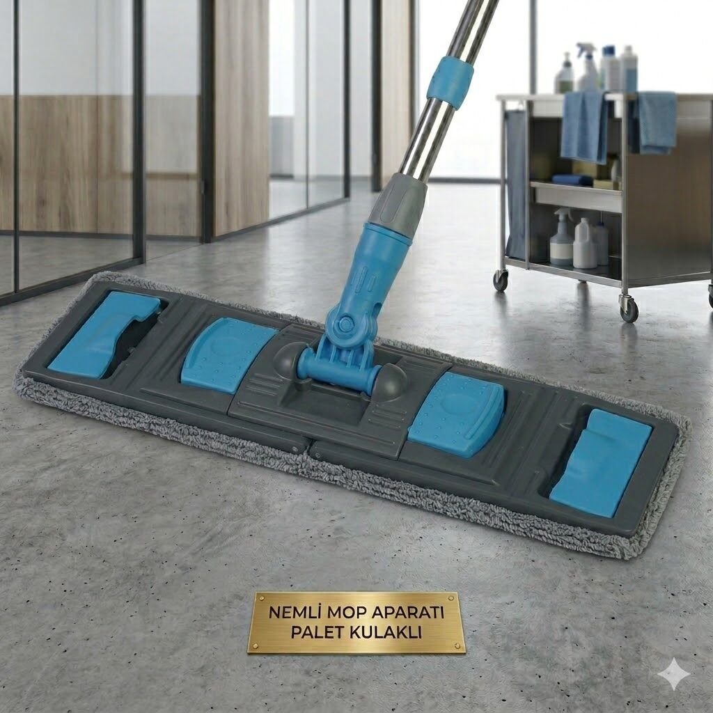 Nemli Mop Aparatı Palet Kulaklı 50 Cm