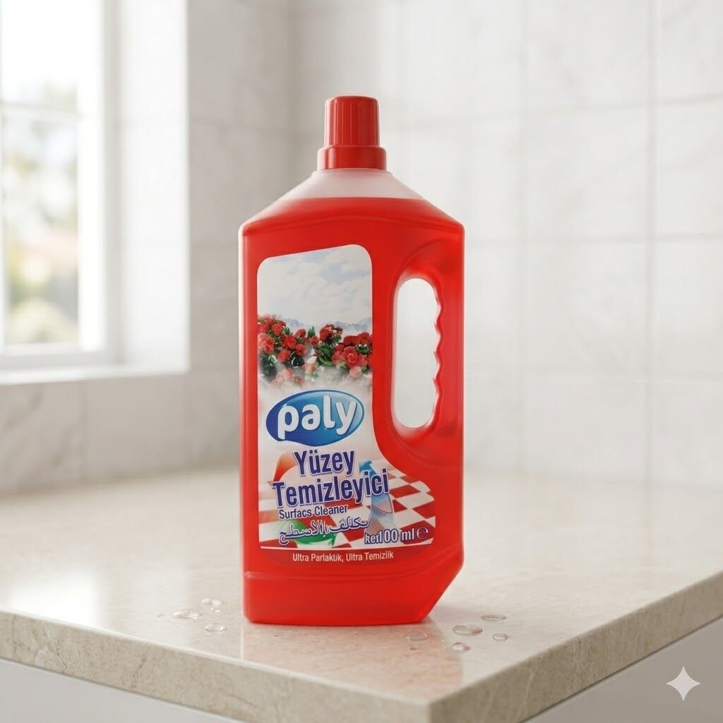 Paly Parfümlü Yüzey Temizleyici (1000 Ml) Kırmızı Gt5321