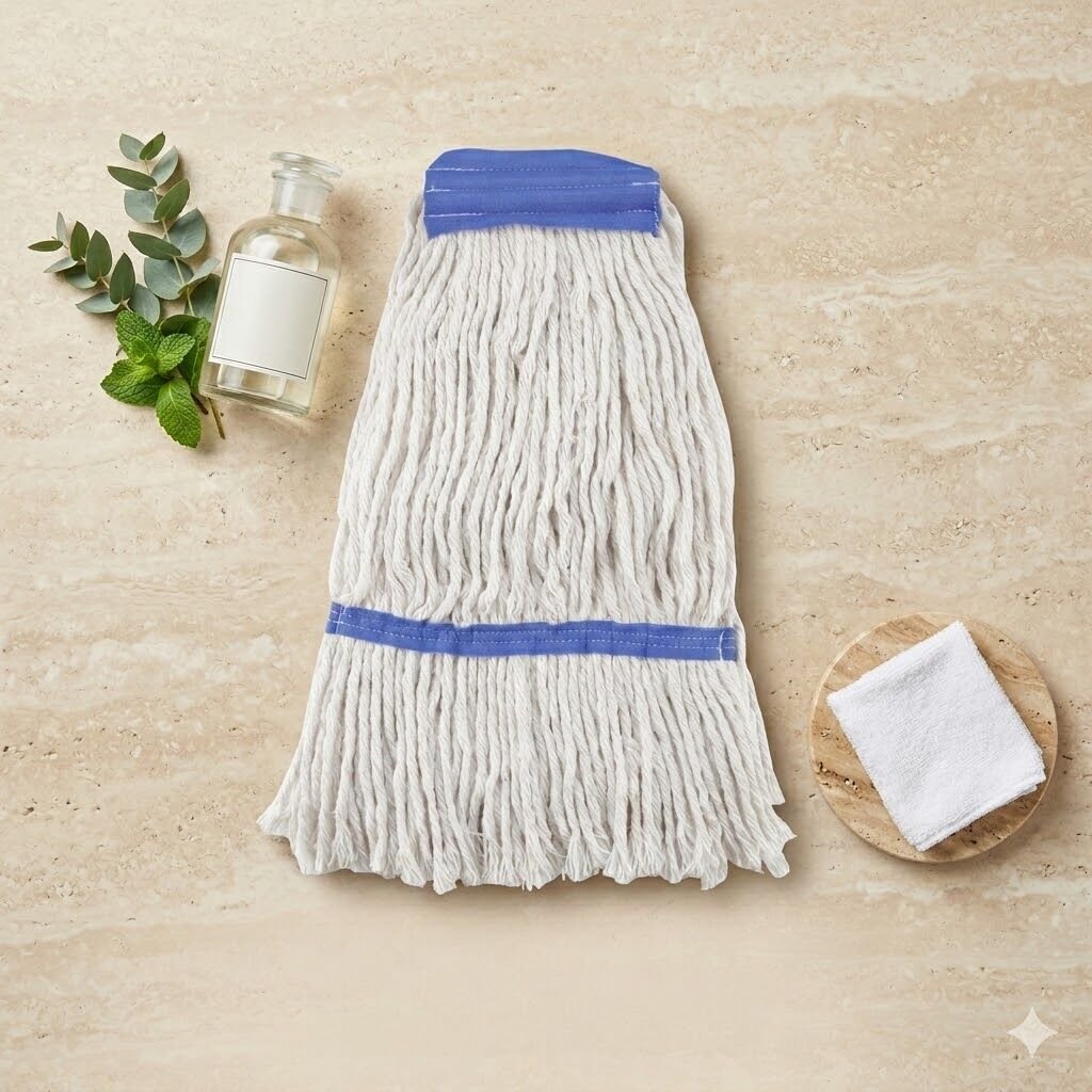 Islak Mop Yedeği Dar , 40 Kat , Krem, 350 Gr