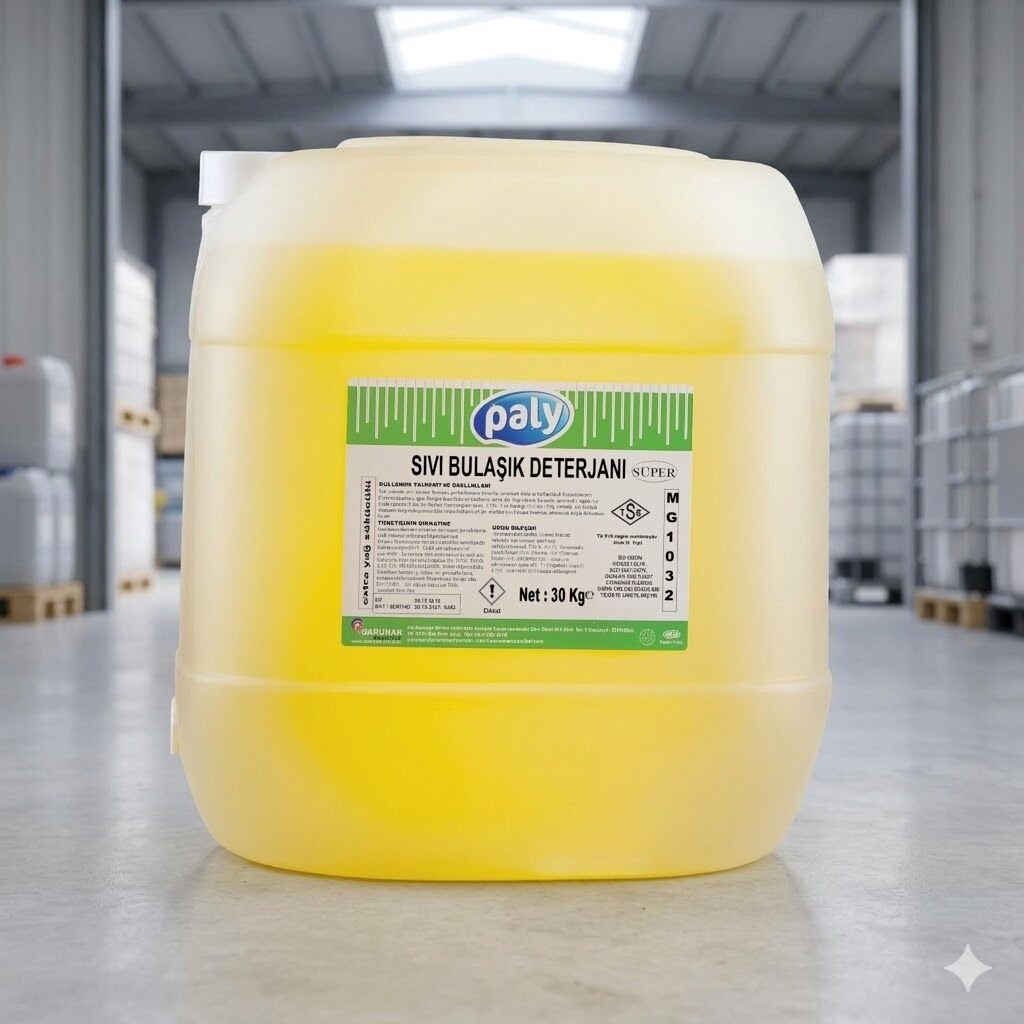 Paly Süper Bulaşık Deterjanı Sarı Mg1032 (30 Kg)