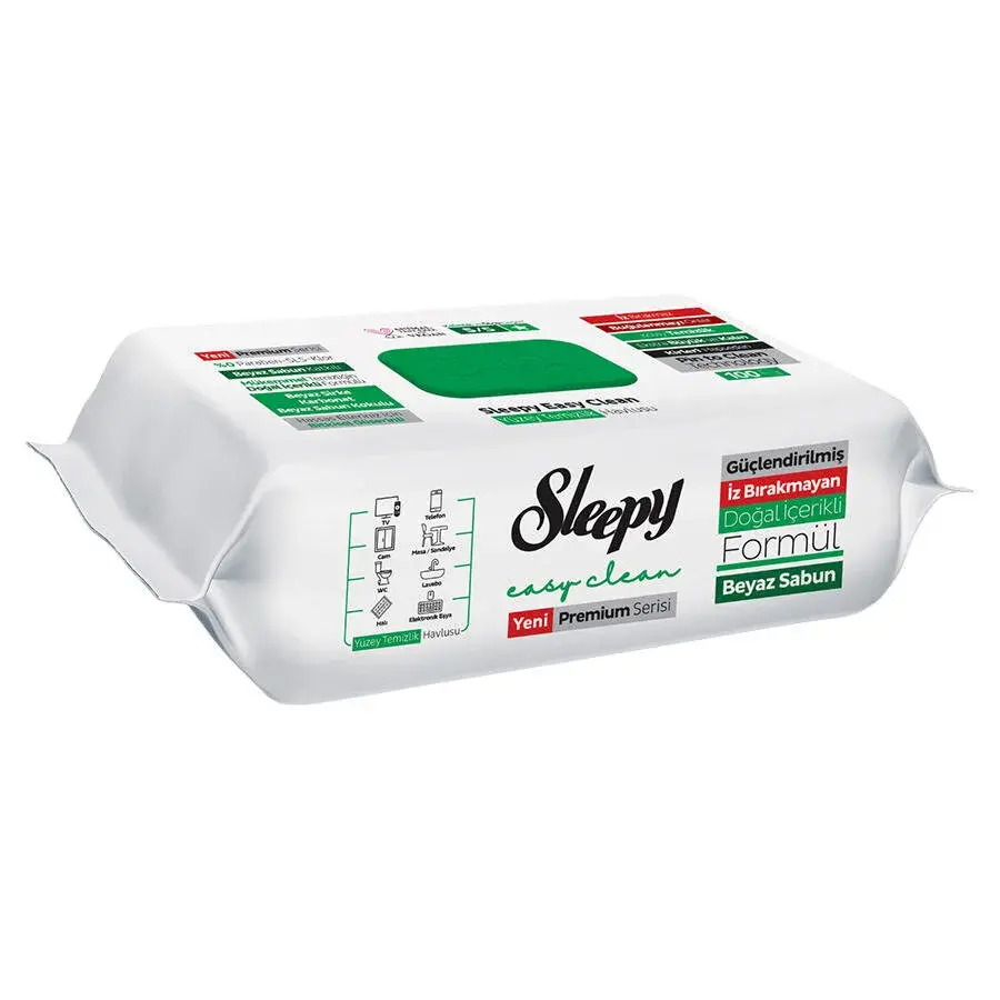 Sleepy Yüzey Temizlik Havlusu 100 Lü 12 Adet