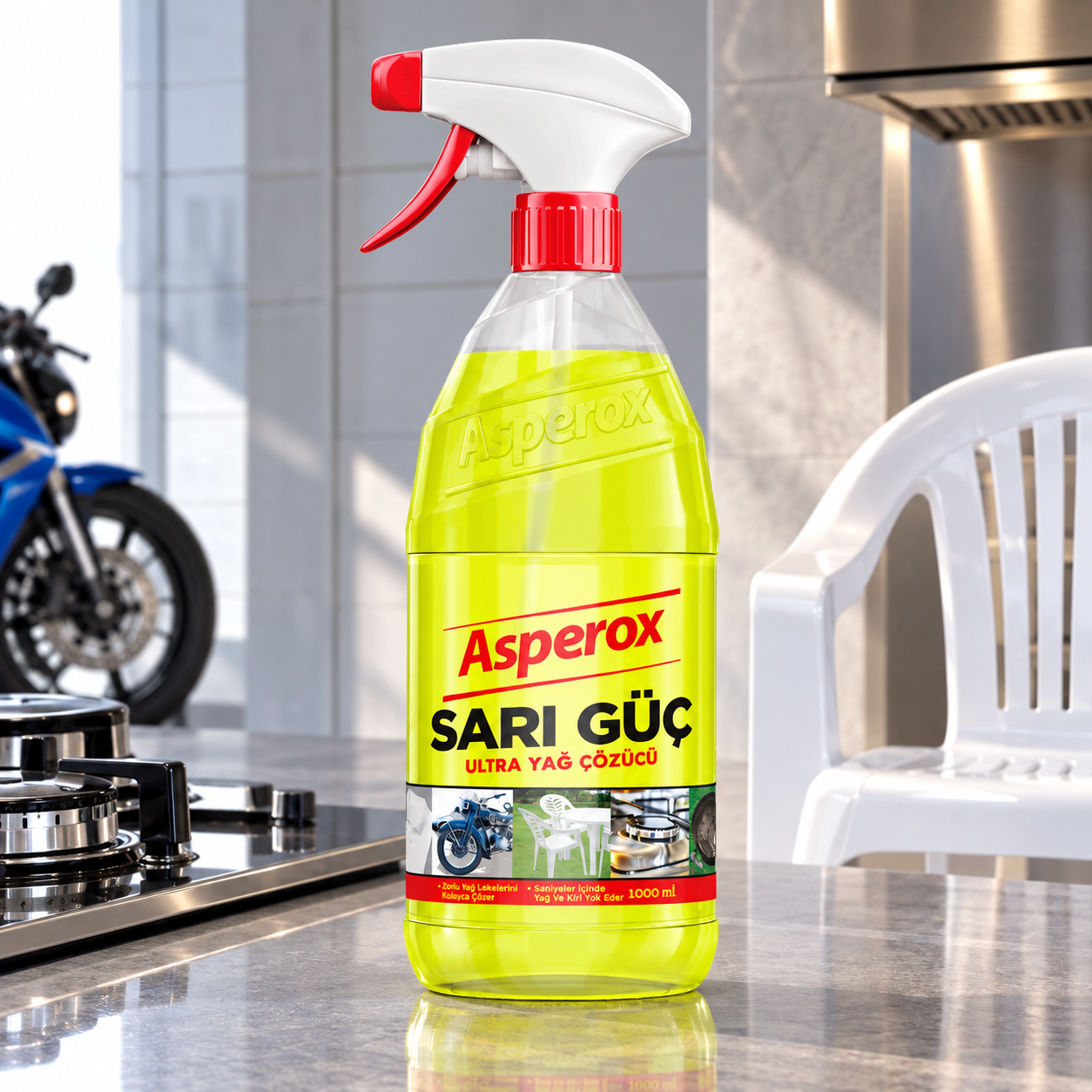 Asperox Sarı Güç 1 Litre 12 Adet