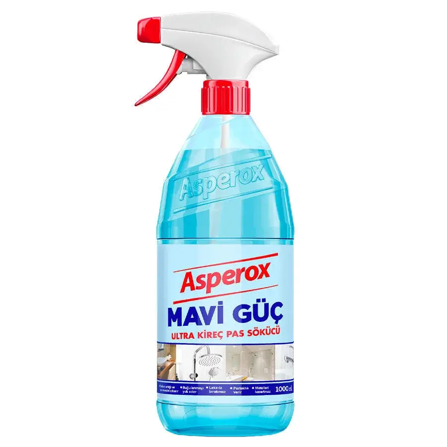 Asperox Mavi Güç 1 Litre Sprey 12 Adet