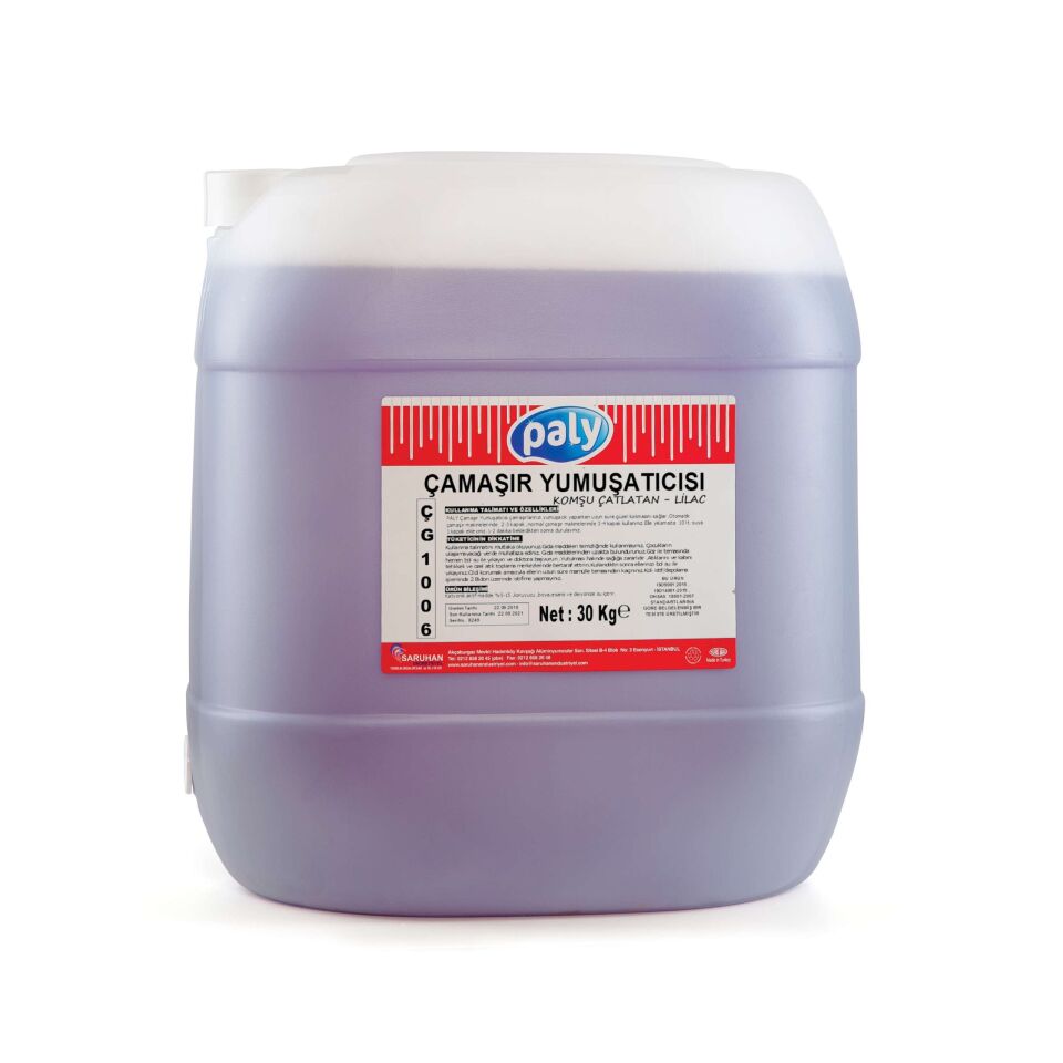 Paly Süper Soft Çamaşır Yumuşatıcı Pembe/Lila/Beyaz Çg1005 (30 Kg)